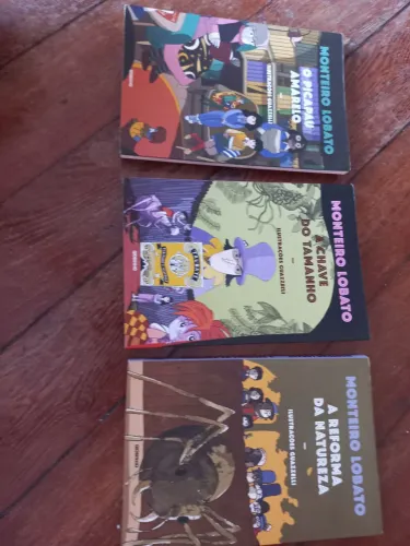 Livros bons caros monteiro lobato em Exelente estado vale MUITO  a pena 