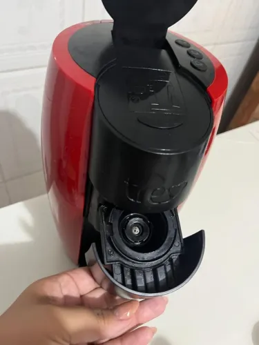 Cafeteira Espresso Vermelha - TRES 3 Corações