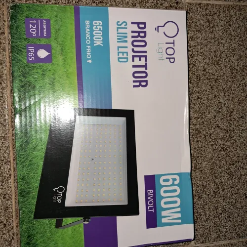Refletor Led 500w bivolt 6500k branco frio