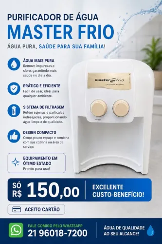 Purificador de água Master Frio