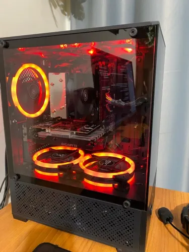 PC Gamer com Intel i5-9400F, 16GB de RAM DDR4 e GTX 1650 (Leia a descrição)