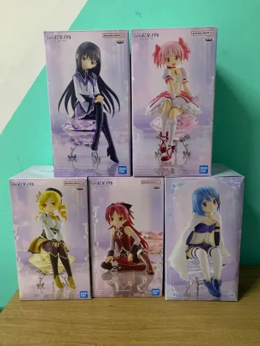 Conjunto Figures : Mahou Shoujo Madoka Magica - Bandai - Lancamento