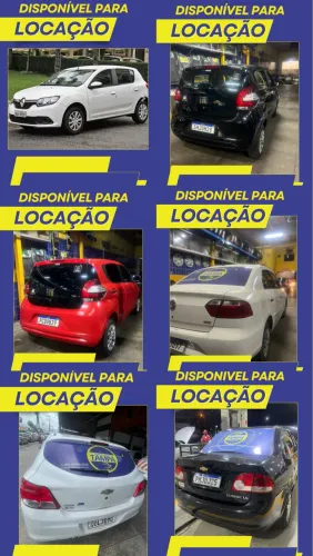 Locação de carro para aplicativo 99 uber 