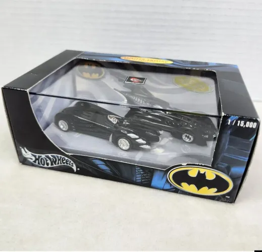 HOT WHEELS BATMOBILE 2-PACK BATMAN FOREVER DIECAST EDIÇÃO LIMITADA LACRADO NA CAIXA
