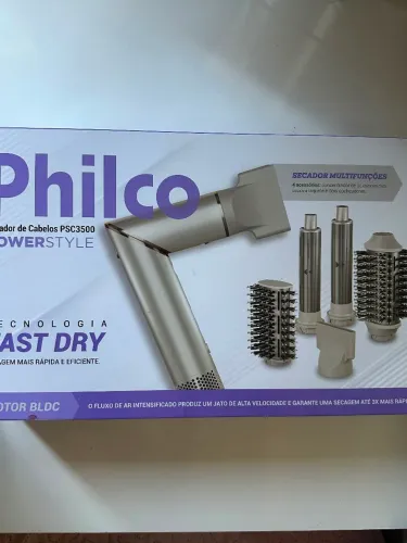 Secador de Cabelos Philco PSC3500 Powerstyle 4 em 1 - Novo/Pouco Uso