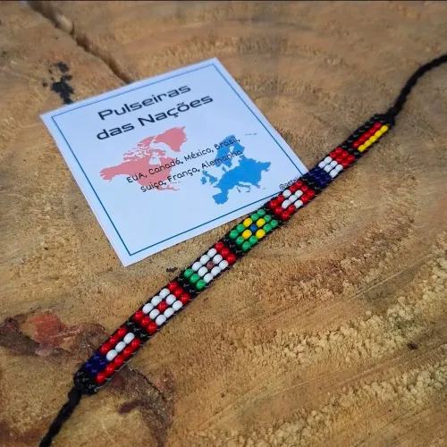 Pulseira Bandeiras das Nações 