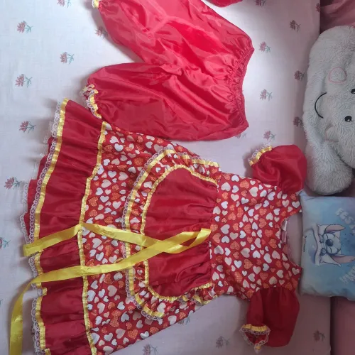 Vestido festa junina 6 anos