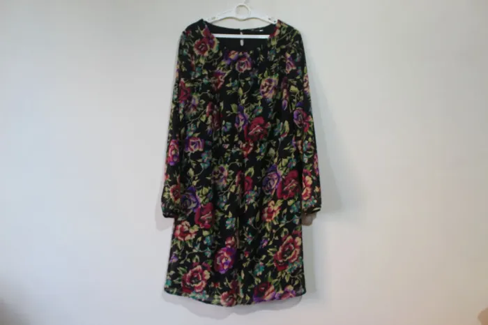 Vestido midi estampado 