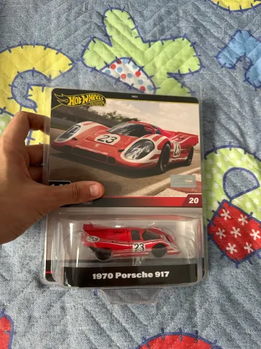 Hotwheels 1970 porsche 917 tamanho maior 1:43