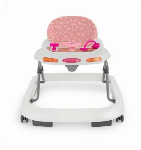 Andador Bebê Tutti Baby Princesa Rosa com Centro Atividades