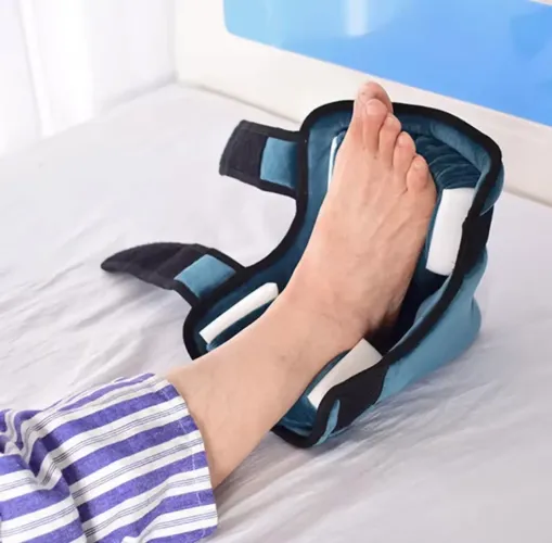 Posicionador de pés, salva pés, prevenção de escaras