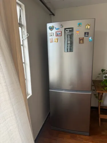 geladeira panasonic inverse 475l frost free bb64x aço escovado