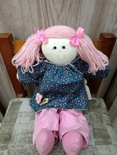 Boneca de Pano Rosas