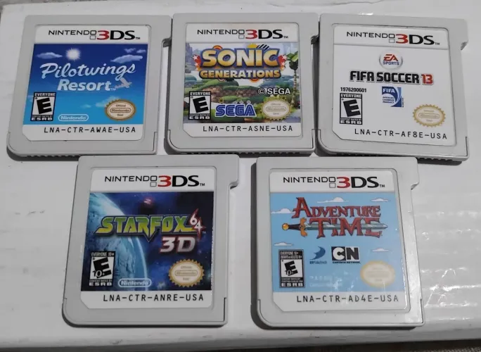 Jogos de 3ds 50 reais cada pra vim buscar