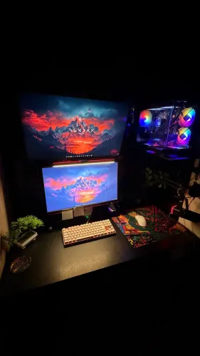 PC GAMER COMPLETO RX 7600 + i5-10600K | 2 MONITORES + PERIFÉRICOS