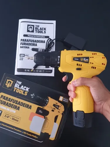 Furadeira e Parafusadeira 12V para Reparos do Dia a Dia