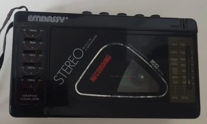 Embassy Stereo Cassette Player Recorder AB-630P