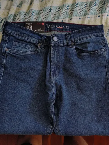 Calça Jeans Taco Straight Azul Escuro 