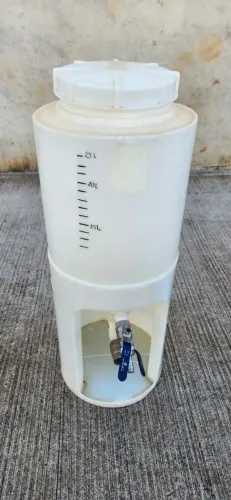 fermentador conico 25L plastico polipropileno