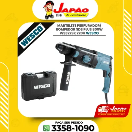 Martelete Sds Plus 800w Ws3229k 220v Oferta Por Tempo Limitado 