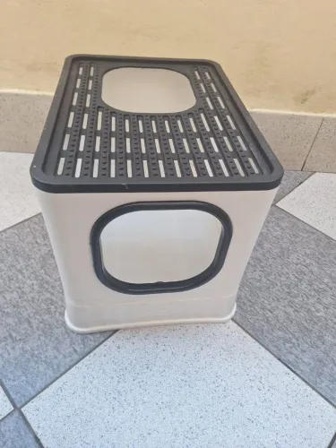 Caixa areia pra gato fechada