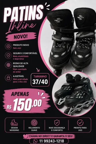 Vende-se patins