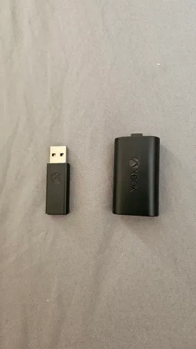 Bateria e Adaptador Para Controle Xbox ORIGINAIS