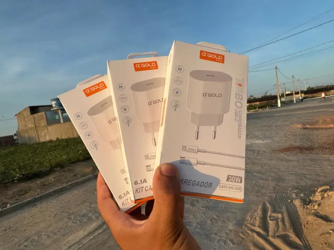 Carregador H?MASTON iPhone TURBO 30W!! LACRADO!! PROMOÇÃO!!