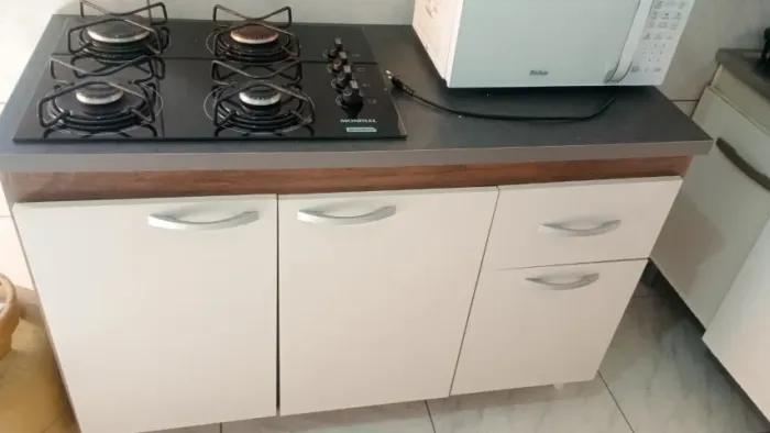 Balcão de Cozinha com Cooktop