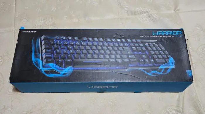 Teclado Gamer semi mecanico Warrior TC196 Multilaser