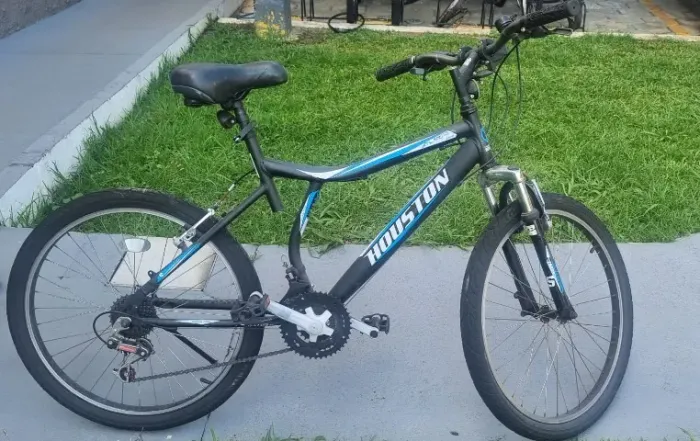 Bicicleta Aro 24 Houston Atlantis Land 21 Marchas Preto\azul