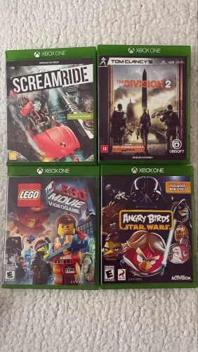 Jogos de Xbox One Lego, Angry birds, Tom clancy e screamRide