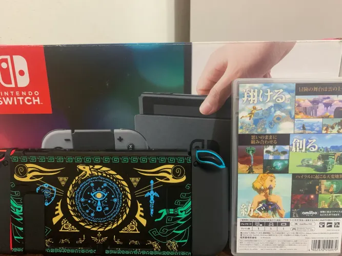Nitendo switch v1 ( versão desbloqueavel ) + Zelda totk