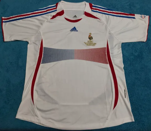 Camisa França final Copa do mundo 2006 Reedição Adidas 
