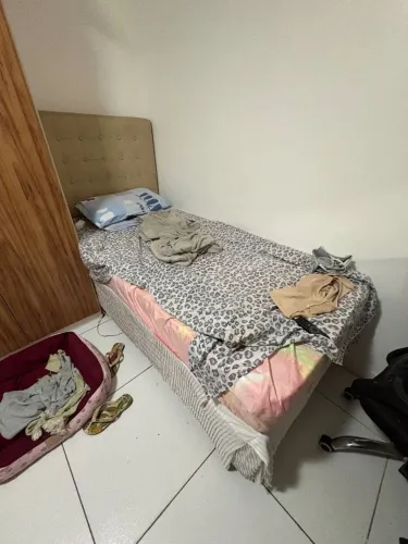 Cama box - base, colchão e cabeceira