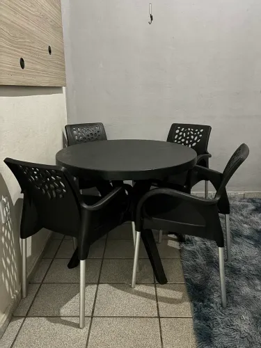 Conjunto de mesa Deluxe forte plástico