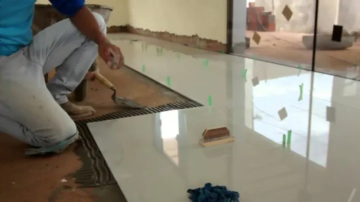 APLICAÇÃO DE PISO PORCELANATO!
