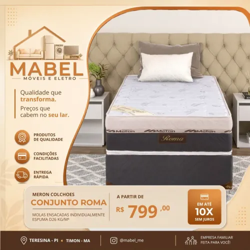 Conjunto Roma Colchão