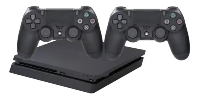 PS4 Slim 1tb 2 controles originais 2 jogos físicos