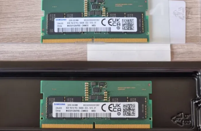 Memória Ram Samsung Ddr5 16 gb, dois pentes de 8gb 5600 MHz - Notebook
