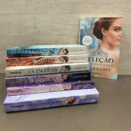 Coleção A Seleção Kiera Cass 7 Livros Completa Ótimo Estado
