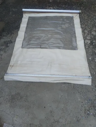 Toldo para fechamento de parede.
