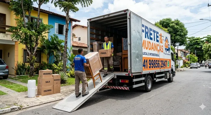 Frete e mudança
