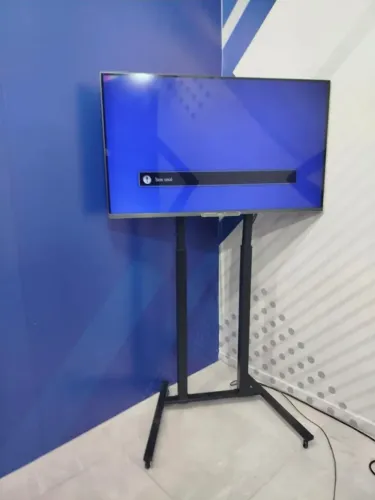 Suporte TV Pedestal Móvel 32 A 75 Suportaço - Ped08 COM<br><br>RODIZIOS