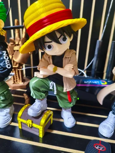 Trio , action figure one piece 3D 25 CM 