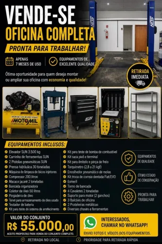 Oficina completa pronta para uso