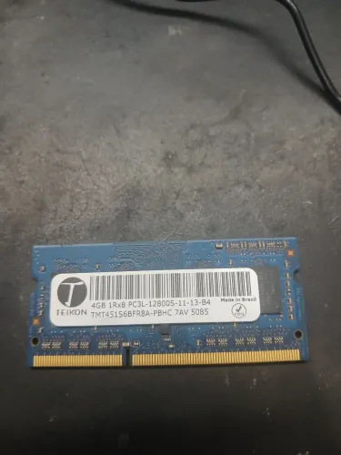 Memoria RAM 04 GB DDR3 PC3L1600 MHZ