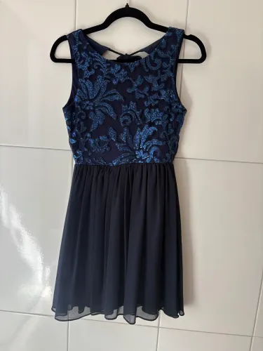 Vestido de festa azul