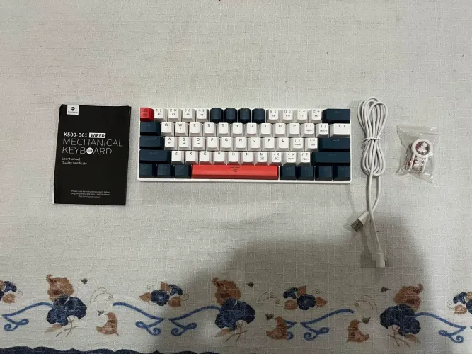 Teclado machenike k500 b61 - switch red