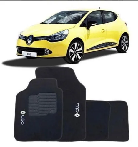 Jogo De Tapetes Carpete Clio 2013 2014 2015 2016 Personalizado